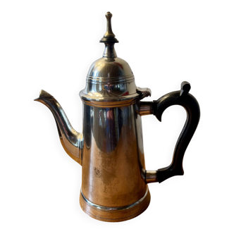 Silver-plated coffee or chocolate pot