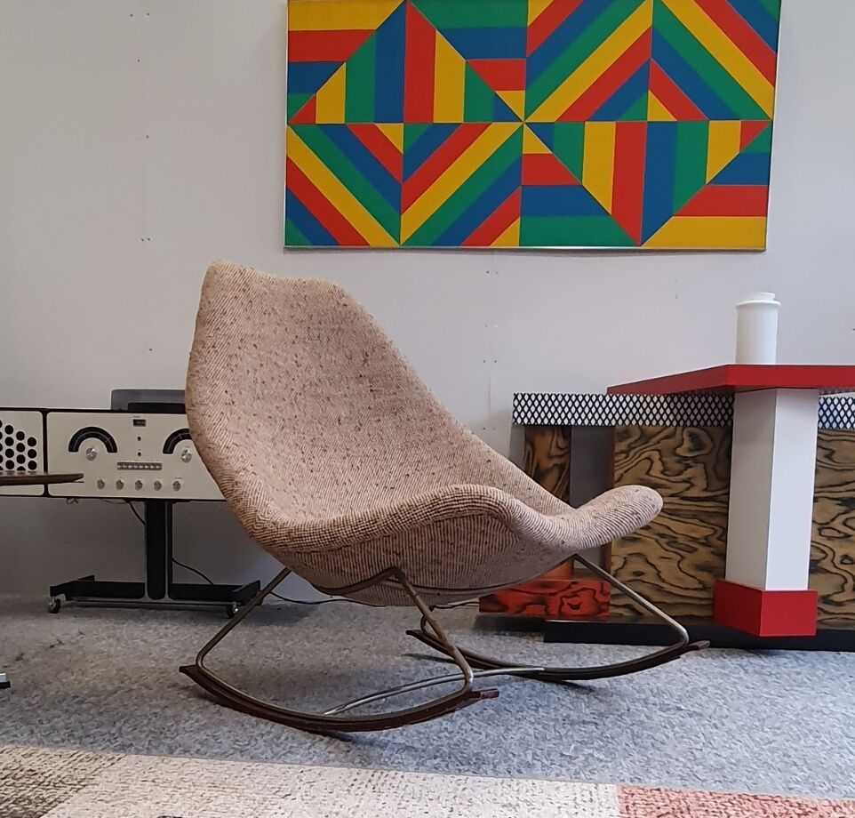 Rocking- chair Geoffrey Harcourt pour  Artifort 1960