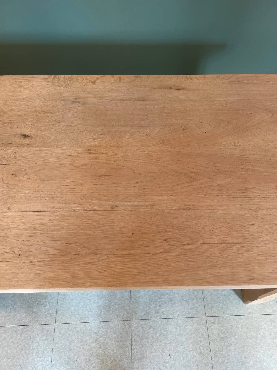 Airbrushed farm table