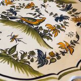 Hand painted Moustiers plate