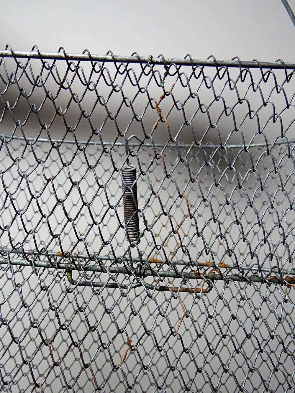 Vintage XL fishing net or basket Maillinox from the 80s-90s.