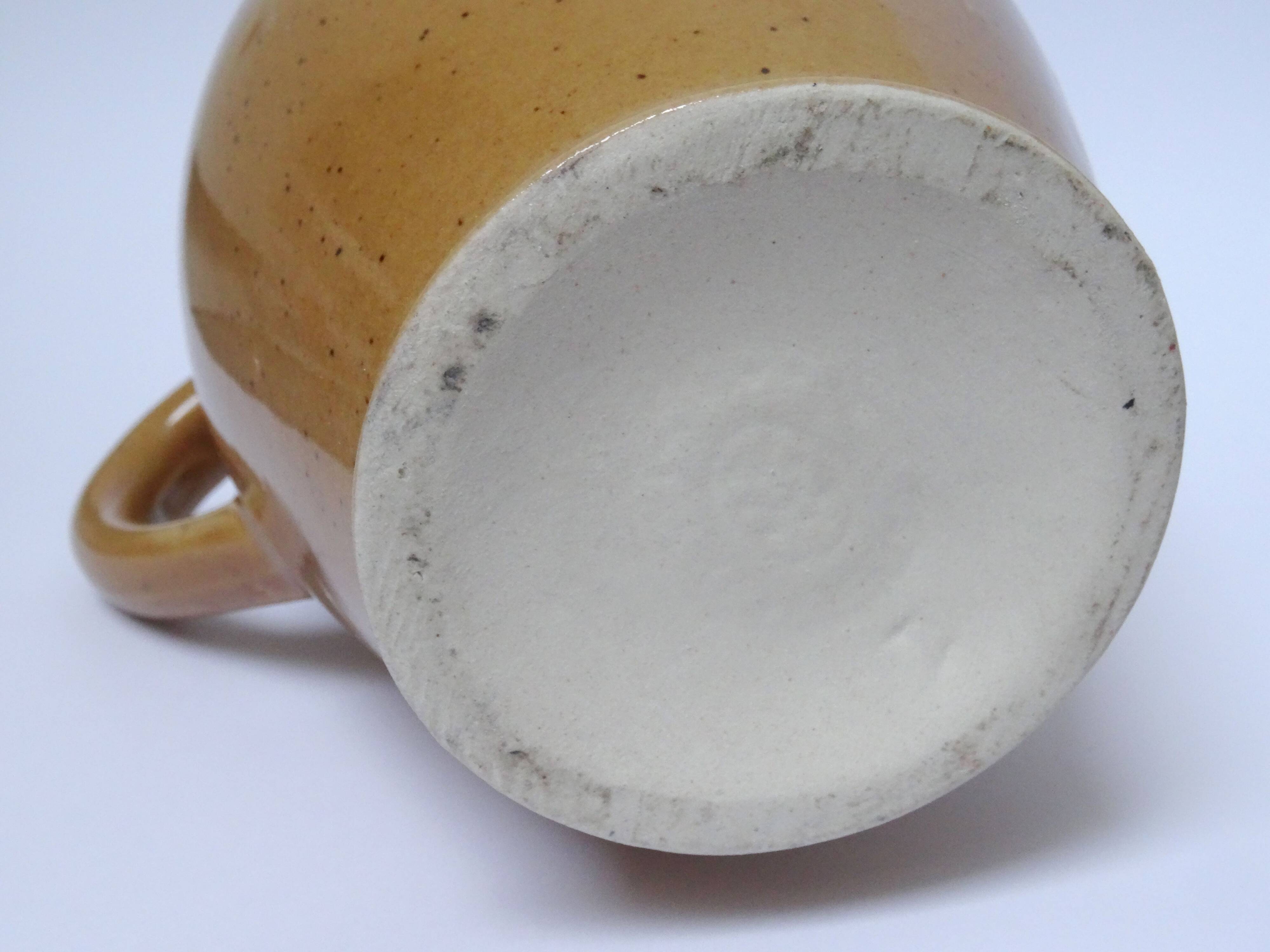 Stoneware carafe pitcher from Digoin