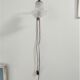 Art Deco wall lamp bronze silver patina and frosted glass