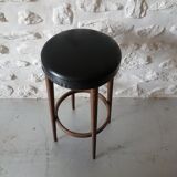 High wooden stool