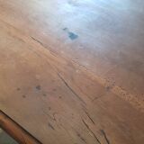 Wooden table with turned legs