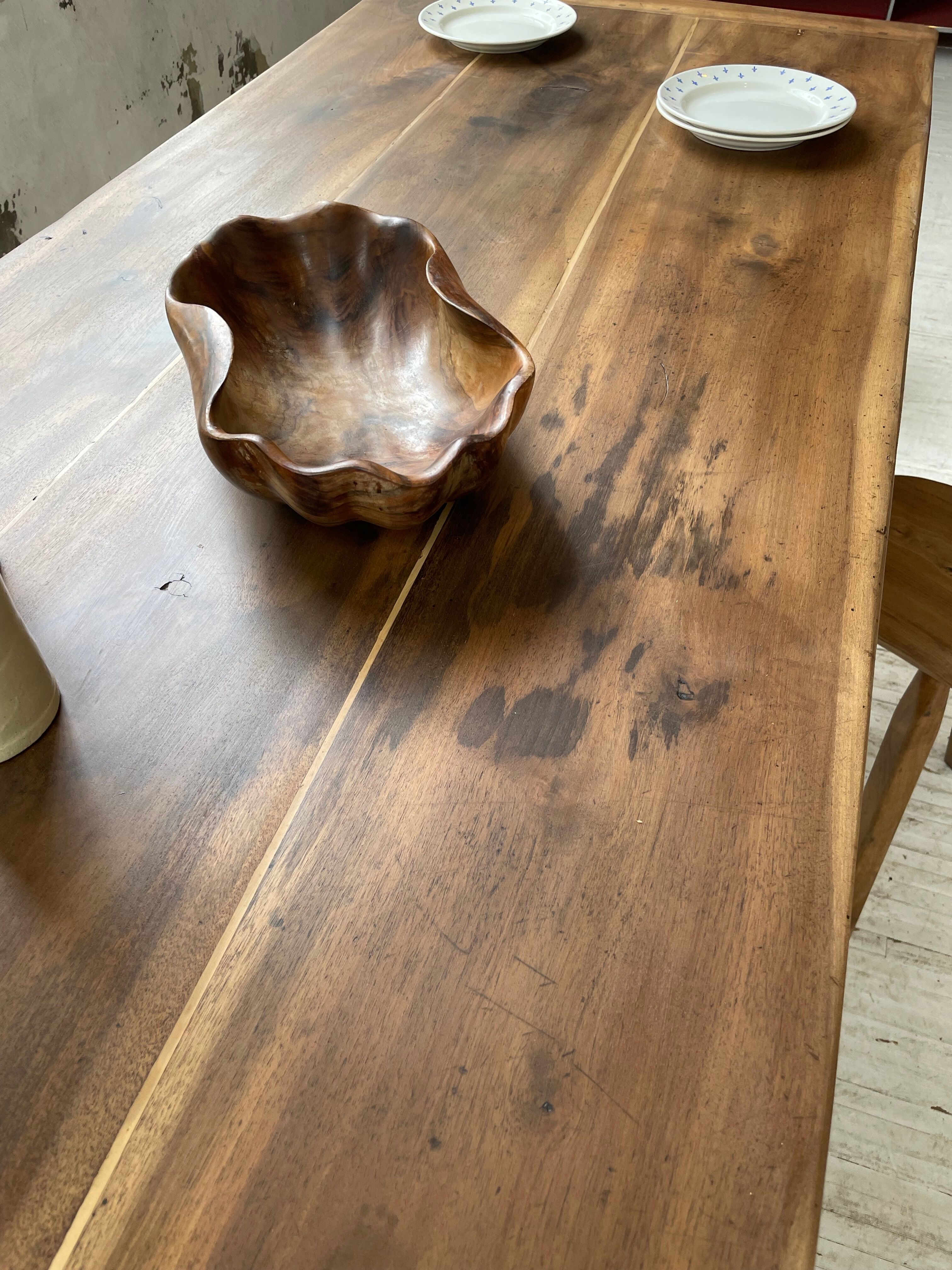 Walnut farm table 190cm