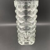 Square glass vase