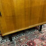 Vintage sliding door side cabinet design 60/70