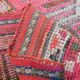 Shades Of Pink Beige Antique Vintage Runner Rug, 89x322Cm