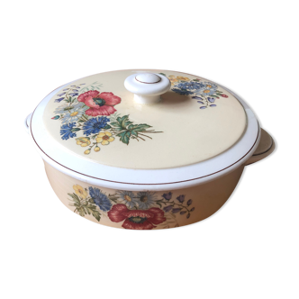 Old tureen Villeroy and Boch floral decoration 1584