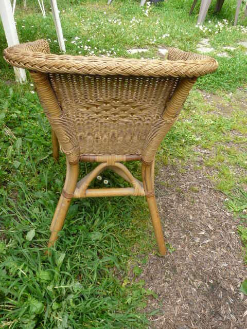 60s wicker chair