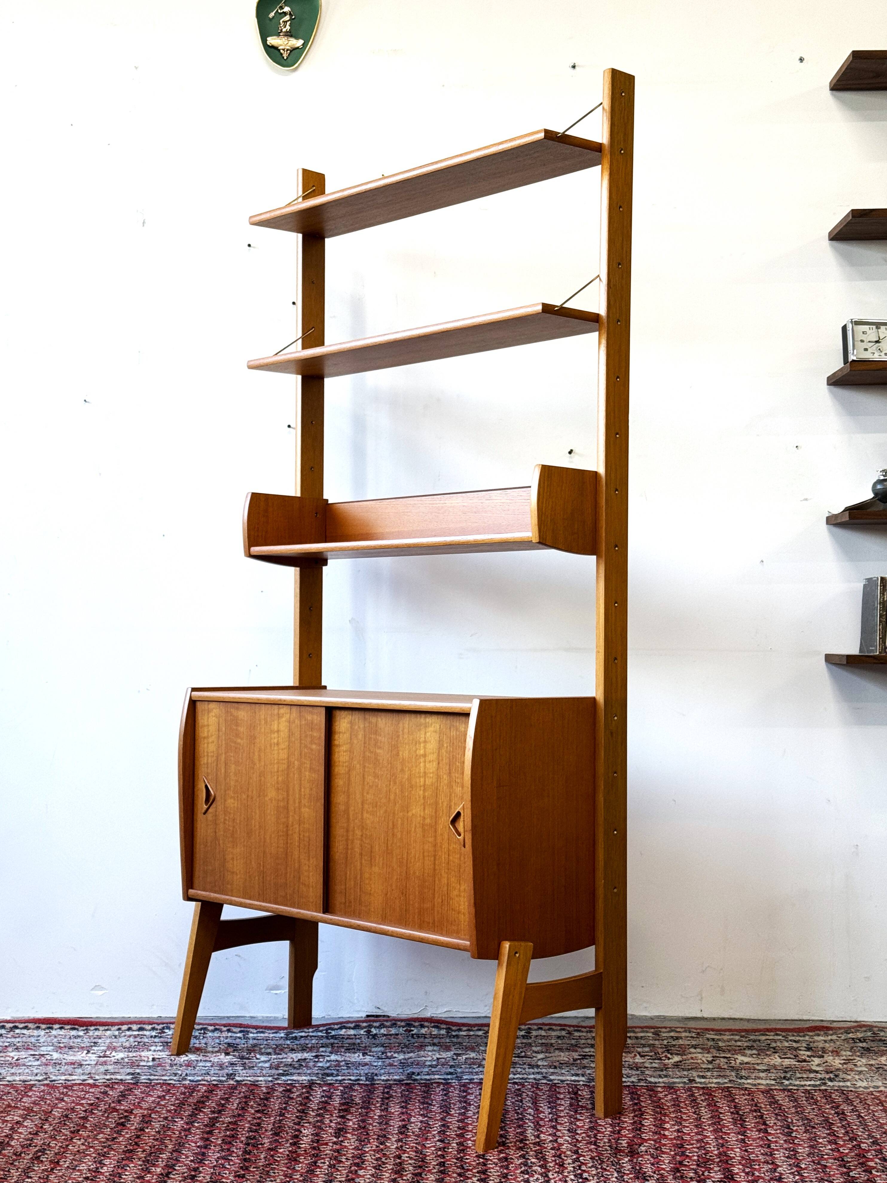 Modular free standing shelves, norway 1960s/1970s, vintage