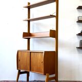 Modular free standing shelves, norway 1960s/1970s, vintage