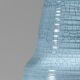 Turquoise ceramic conical vase, accolay, 1950s