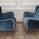 Superb pair Wing chair years 50 club chairs.