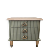 Sage green side table/nightstand