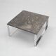 Table basse en ardoise Draenert des années 1970