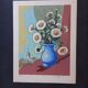 Original lithograph by Madeleine Luka (1894-1989), "Bouquet of Flowers", 1965