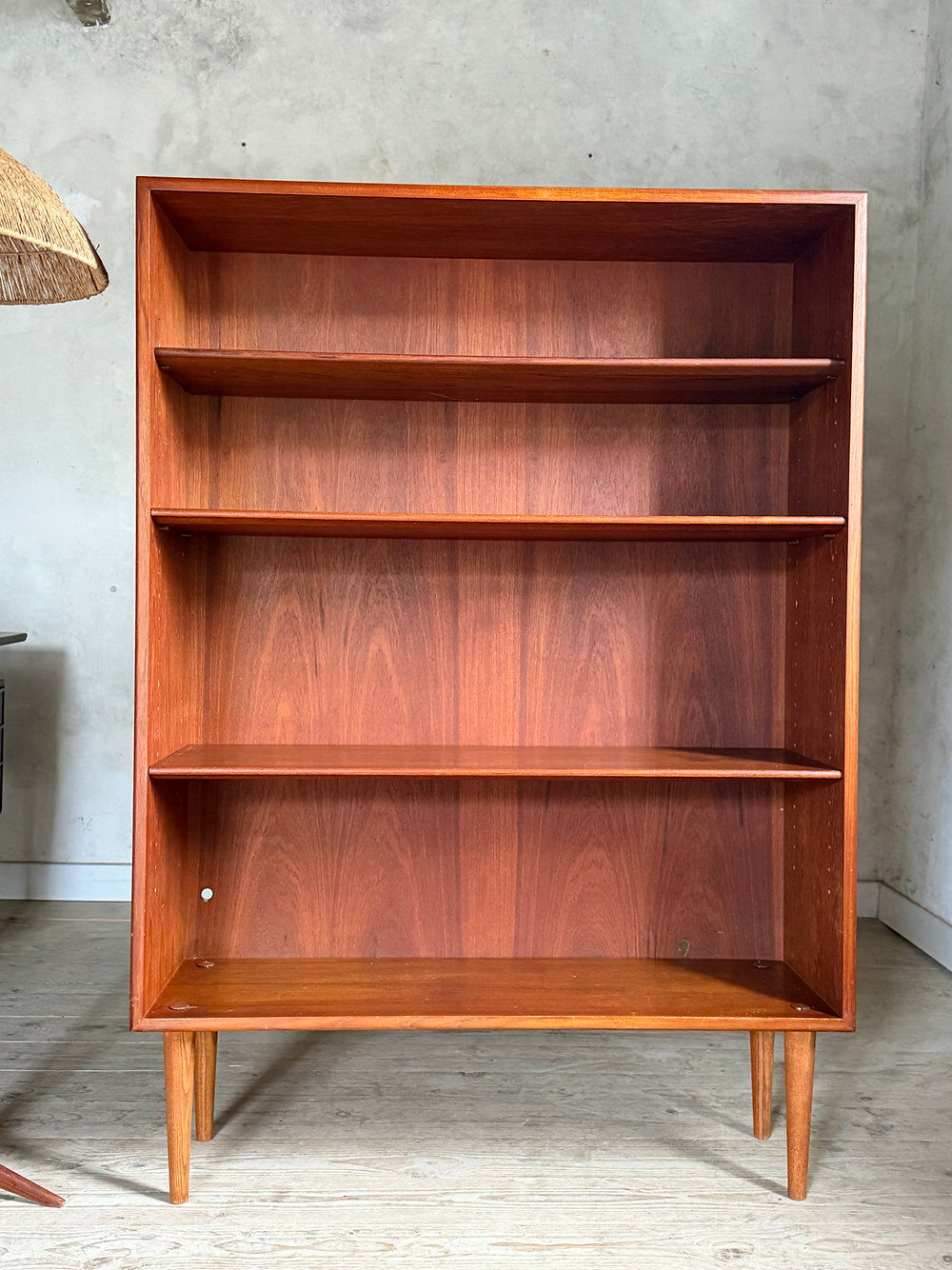 Vintage Scandinavian teak library by Borge Mogensen