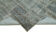 Hand-knotted oriental overdyed 174 cm x 240 cm grey patchwork carpet