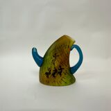 Kjell Engman for Kosta Boda Sweden Tea pot and mug Art glass , 1980's