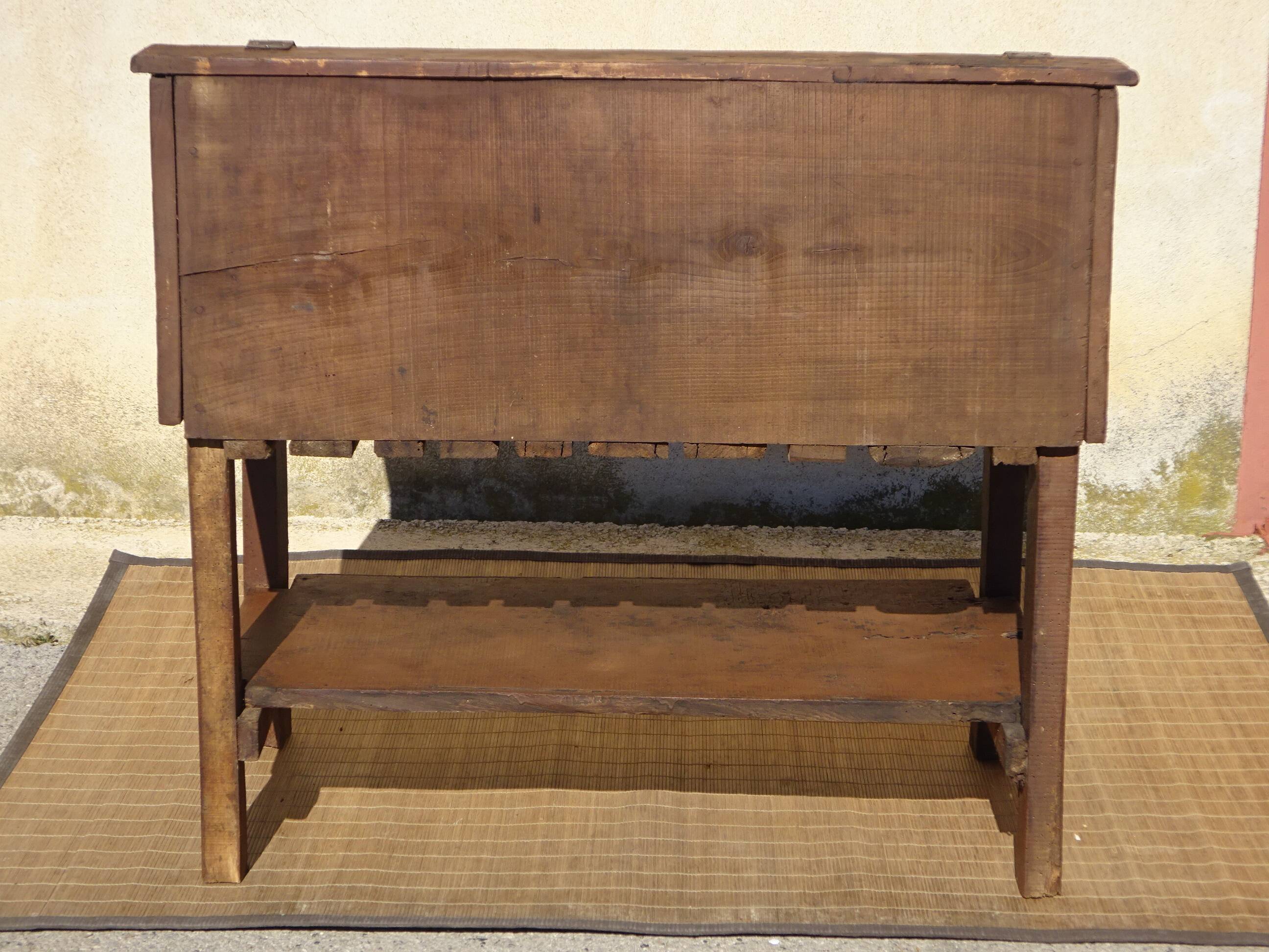 Antique oak furniture, dish drainer