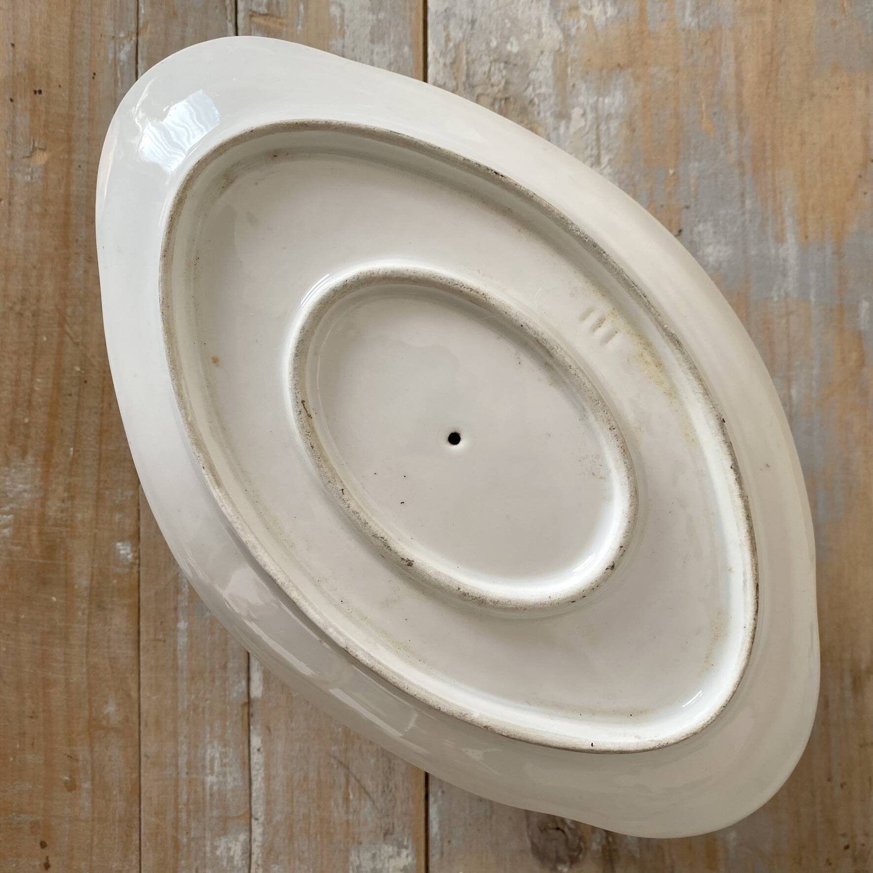 Antique porcelain sauce boat from 1900