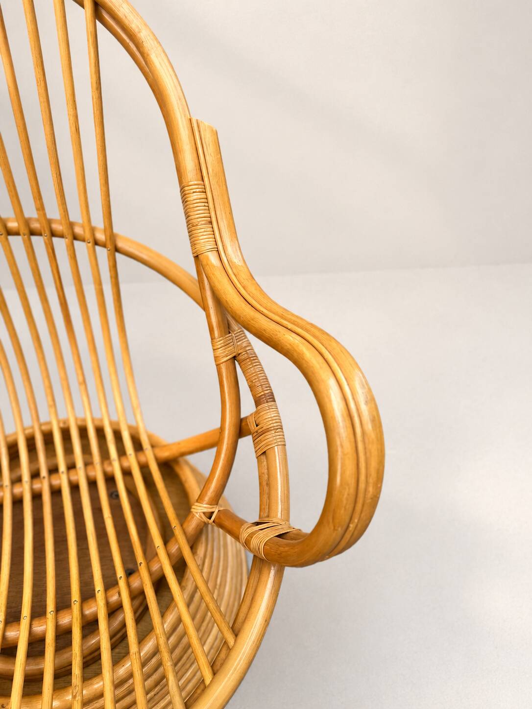 Mid-century Bamboo Chair