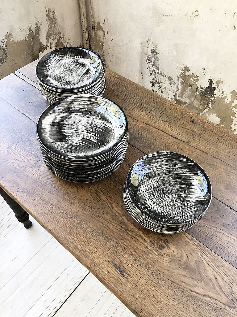 Lot of Salins graphic plates