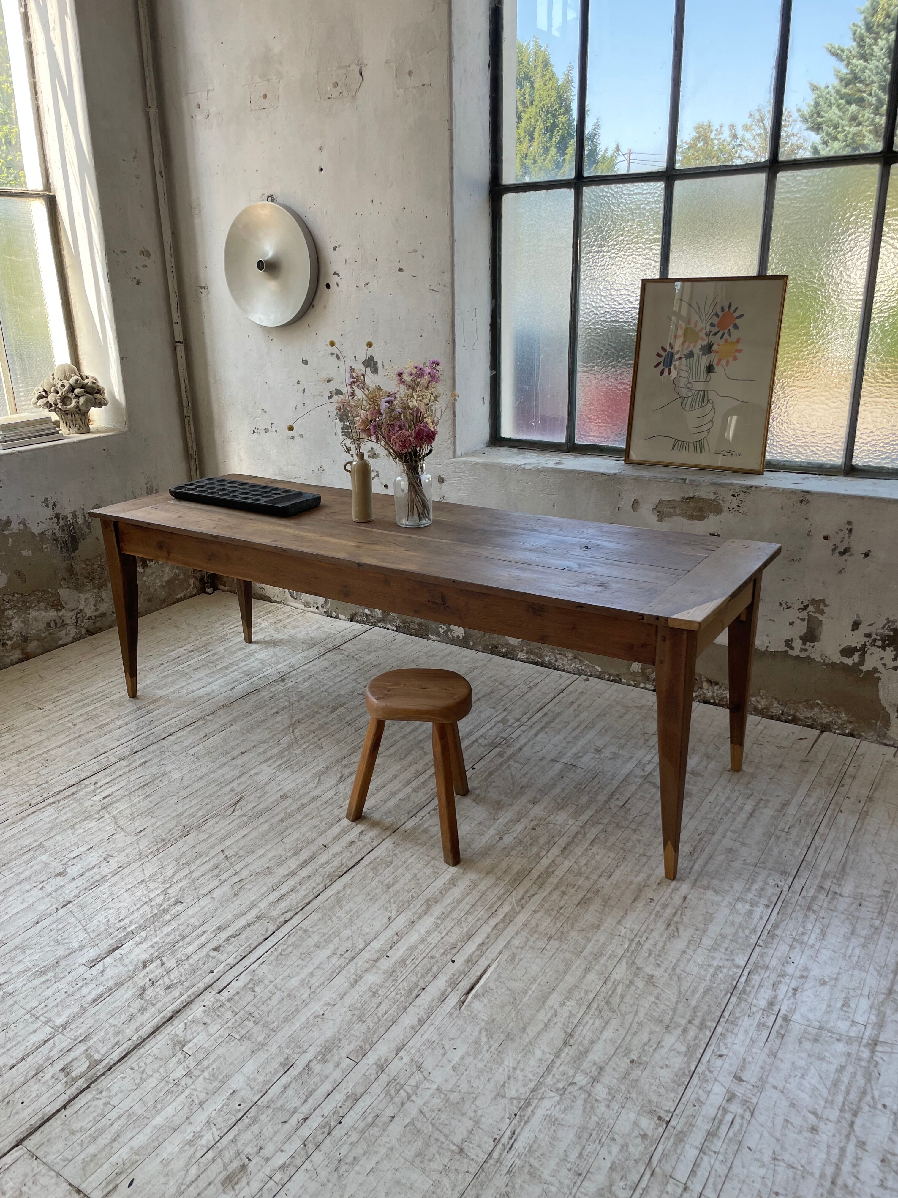 Oak farmhouse table