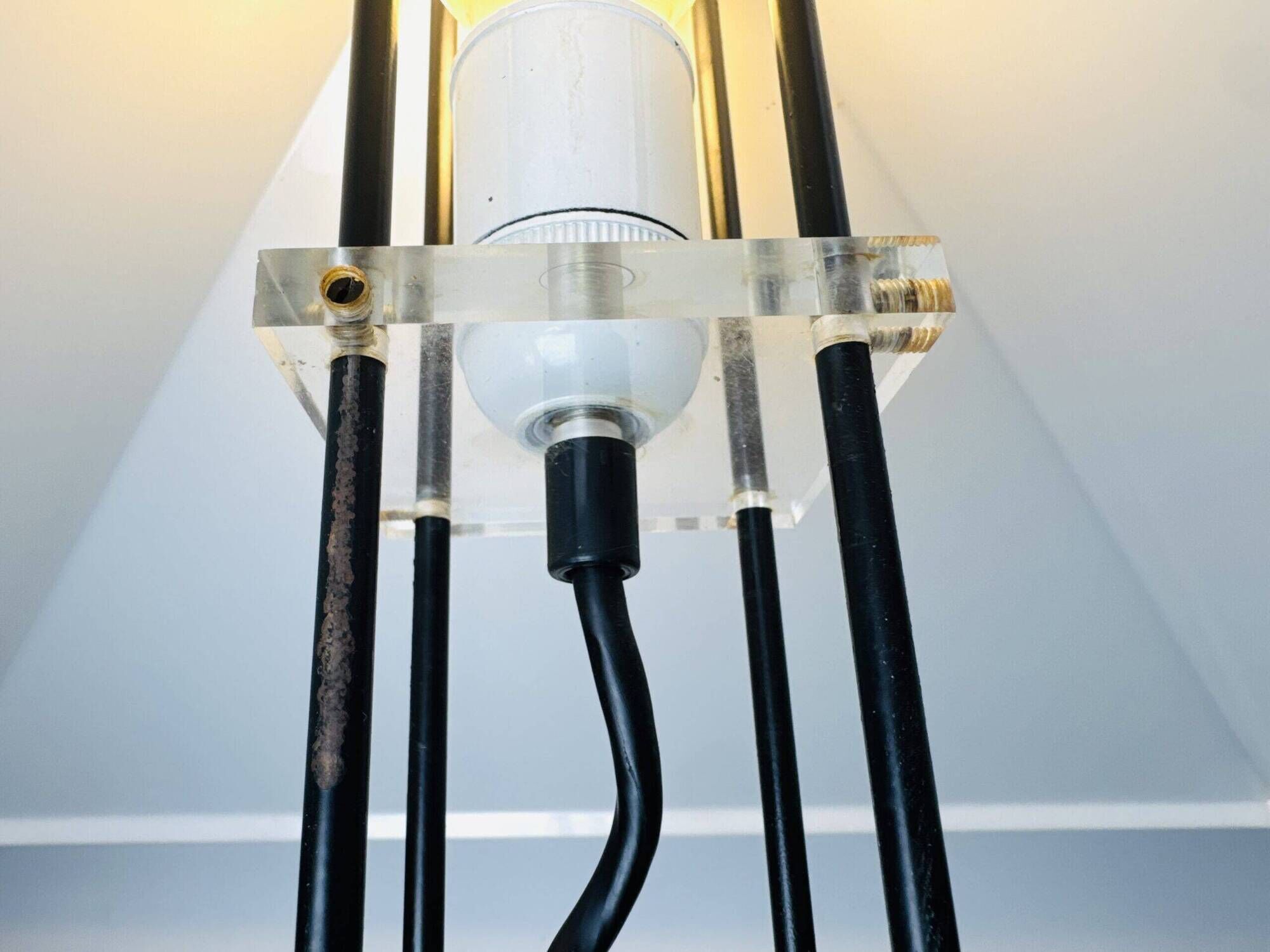 Sculptural Pyramid Floor Lamp In Acrylic By Harco Loor For Harco Loor Design, The Netherlands, 1980S