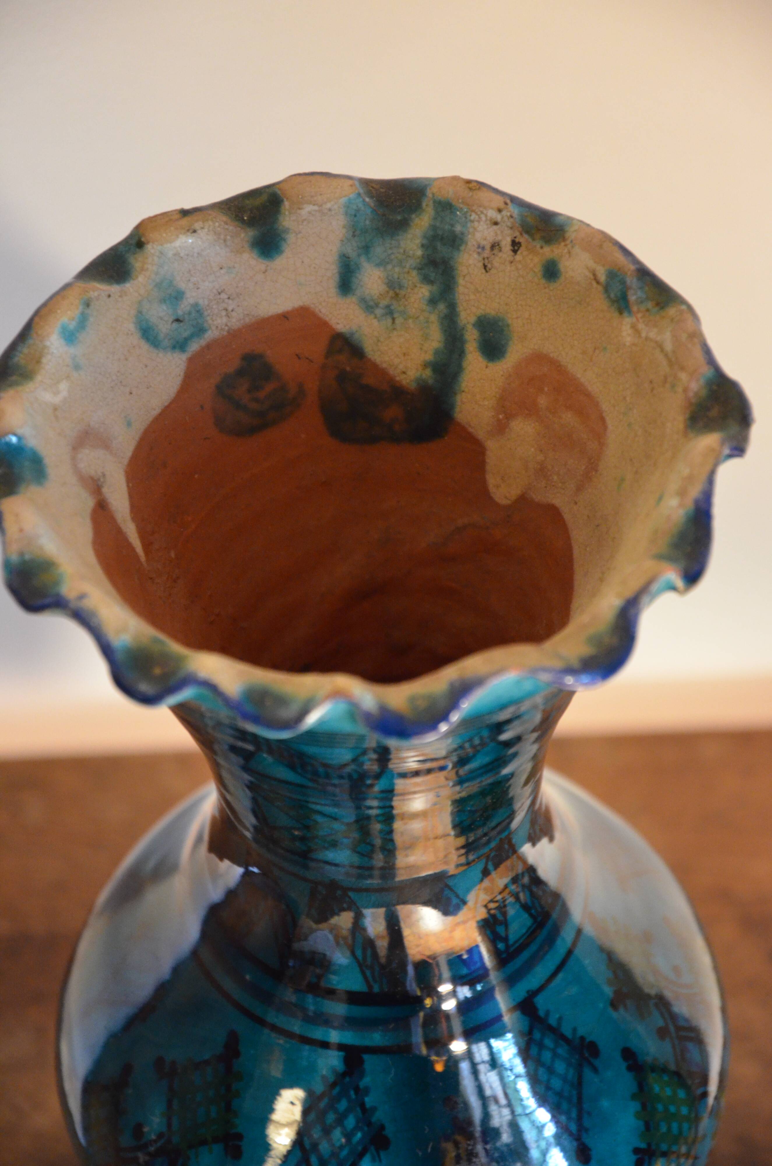 Moroccan Safi ceramic vase