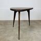 50s tripod coffee table with compass legs