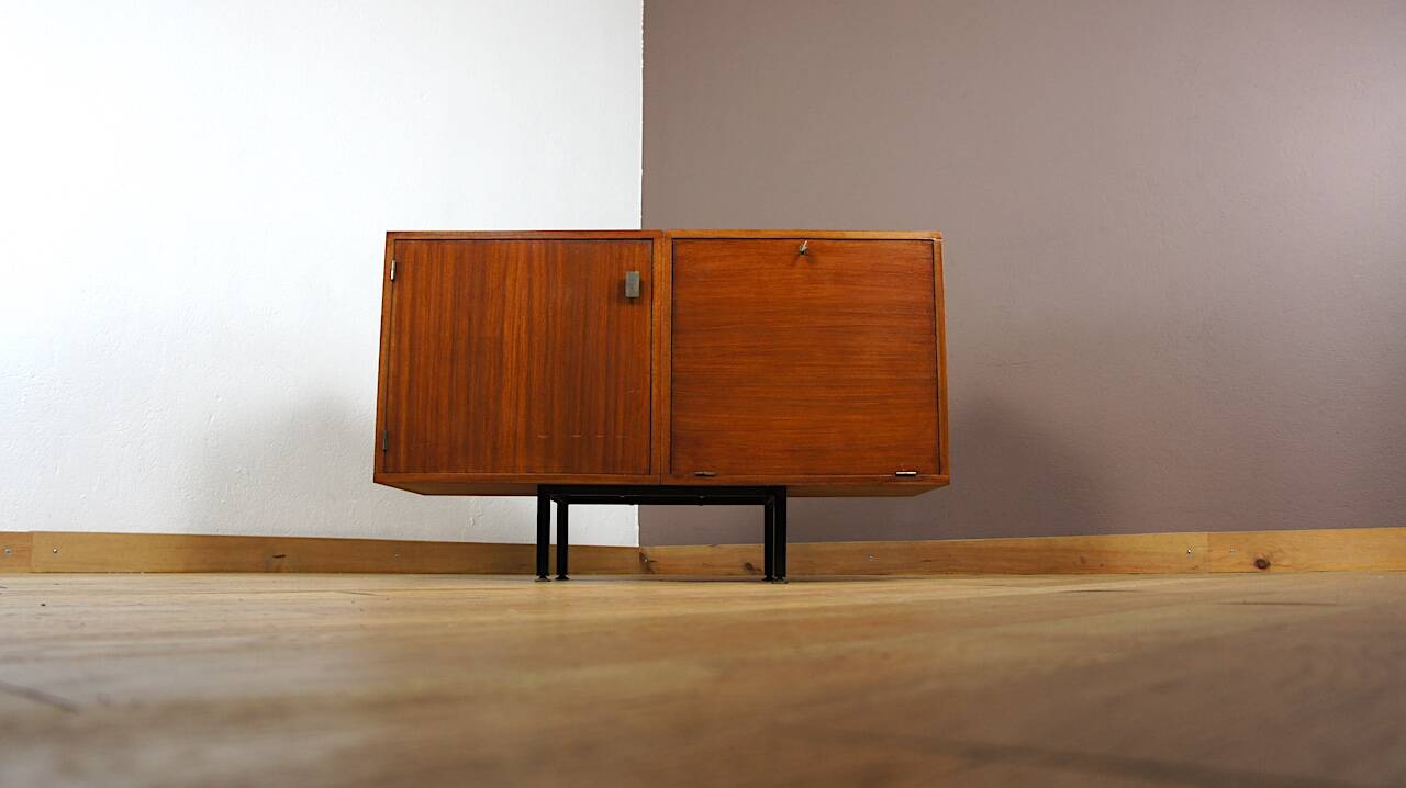 Small Enfilade Jacqueline Lecoq & Antoine Philippon in Vintage Mahogany 1960