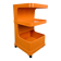 Flair dessert for Prisunic in orange plastic, seventies.