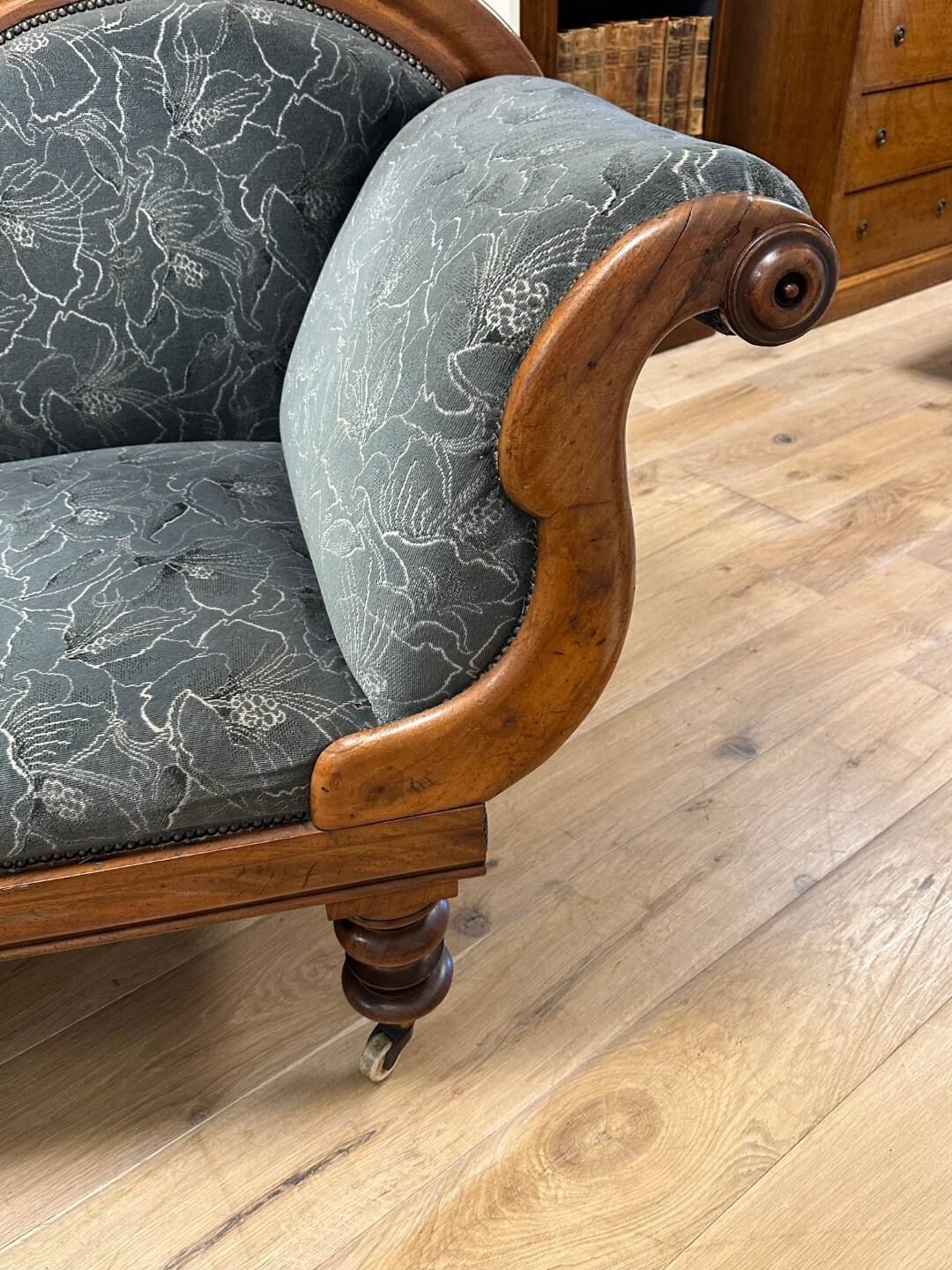 Chaise longue anglaise antique