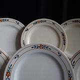flat earthenware plate