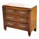 Art Deco chest of drawers from the 30s-40s in walnut 3 drawers
