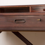 Danish rosewood desk, model 56 by Arne Wahl Iversen for Vinde Mobelfabrik 1960.