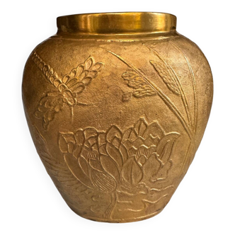 Vase en laiton