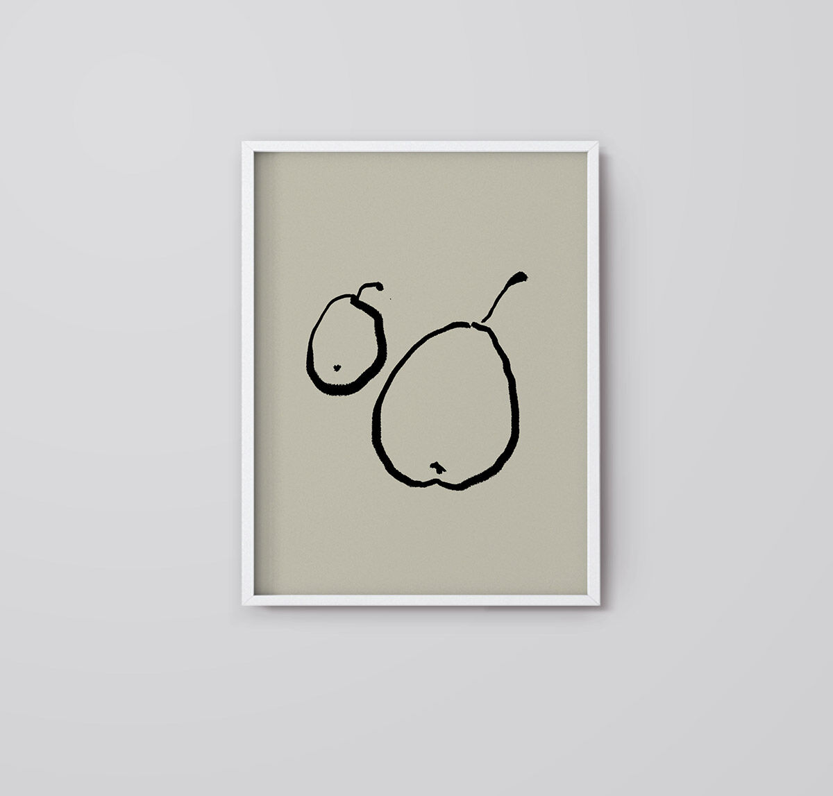 Botanical illustration giclee print, 50x70