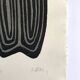 Raoul ubac, the uprooted grass 3, 1975. original etching signed in pencil.