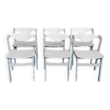 6 vintage Scandinavian design chairs