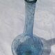 Vase soliflore en verre bullé de Biot