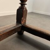 18th-century oak Gateleg drop-leaf dining table
