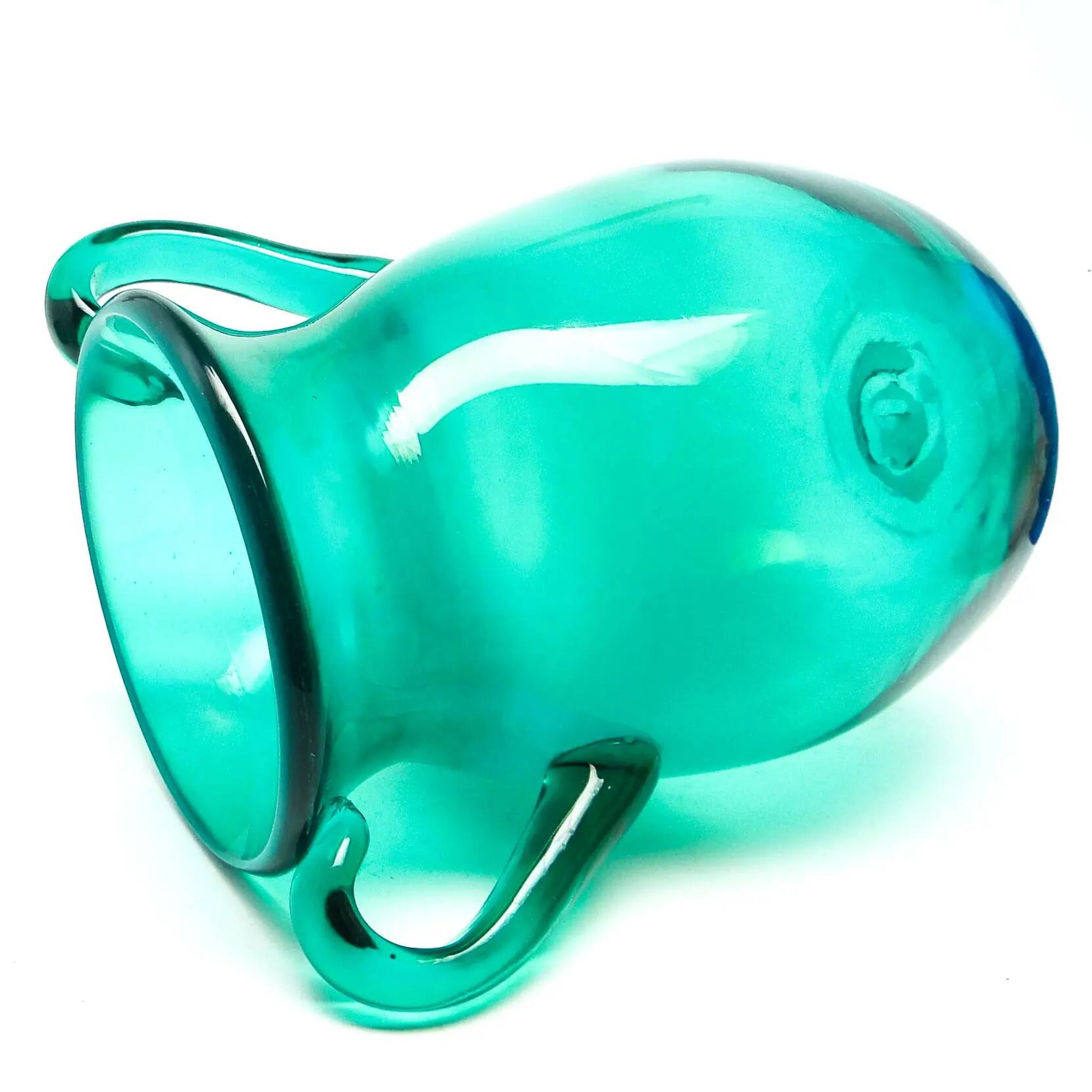 Postmodern vase, designed by J. Słuczan-Orkusz, Kraków Glass Institute, Poland, 1970s