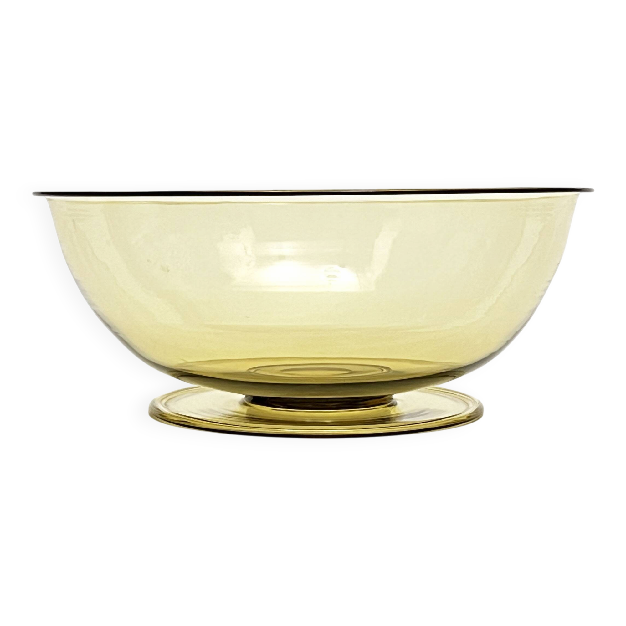 Bol en verre de Murano des années 1930 attribué à Vittorio Zecchin pour Cappell.