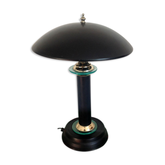 Black and Golden mushroom lamp