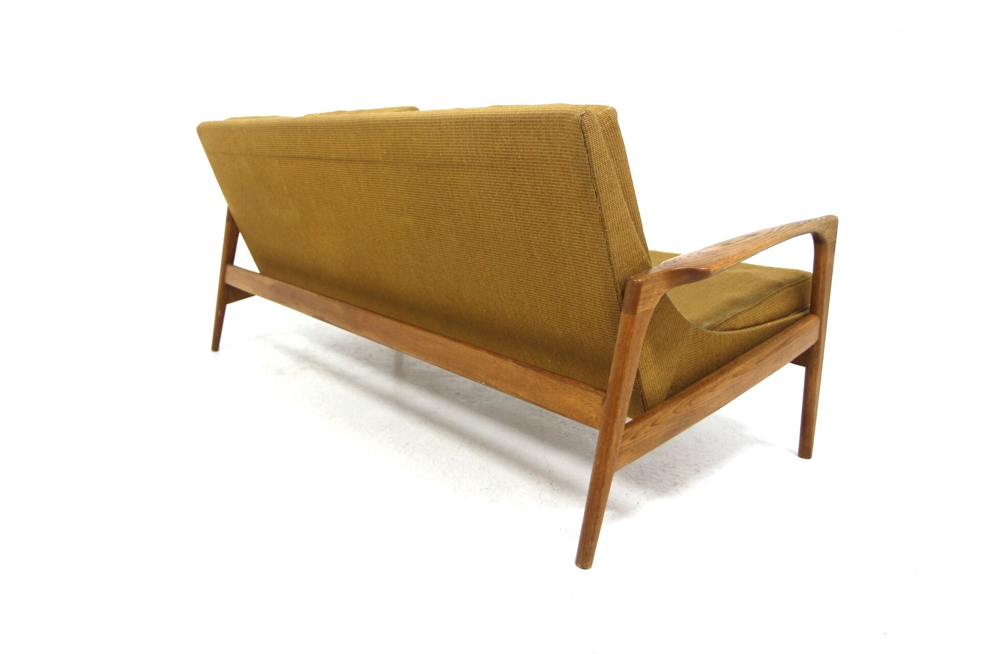 Scandinavian oak sofa, Johannes Andersen, Trensum, Sweden, 1960