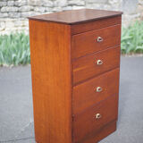 Commode à tiroirs avec miroir intégré